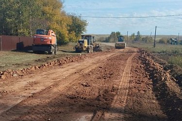 В Красногвардейском районе началось строительство дороги